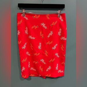 Understated Floral Ann Taylor Knee Length Skirt